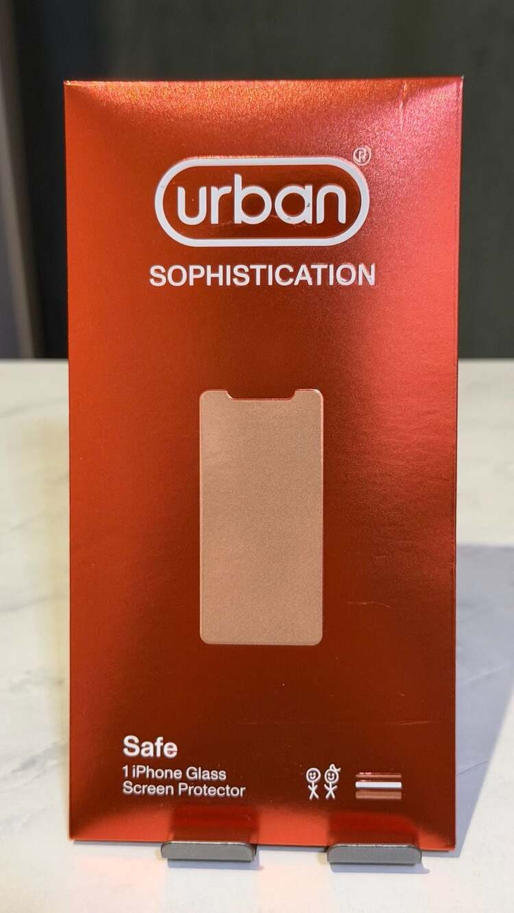Urban Sophistication Safe Glass Screen Protector for iPhone 13, 13 Pro, and 14
